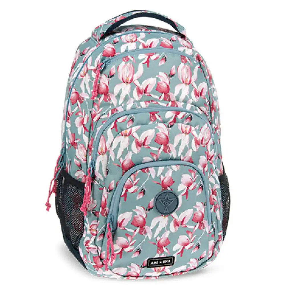 imagen de Ars Una: Rosy Magnolia AU-2 mochila escolar, mochila 32x46x22 cm 1