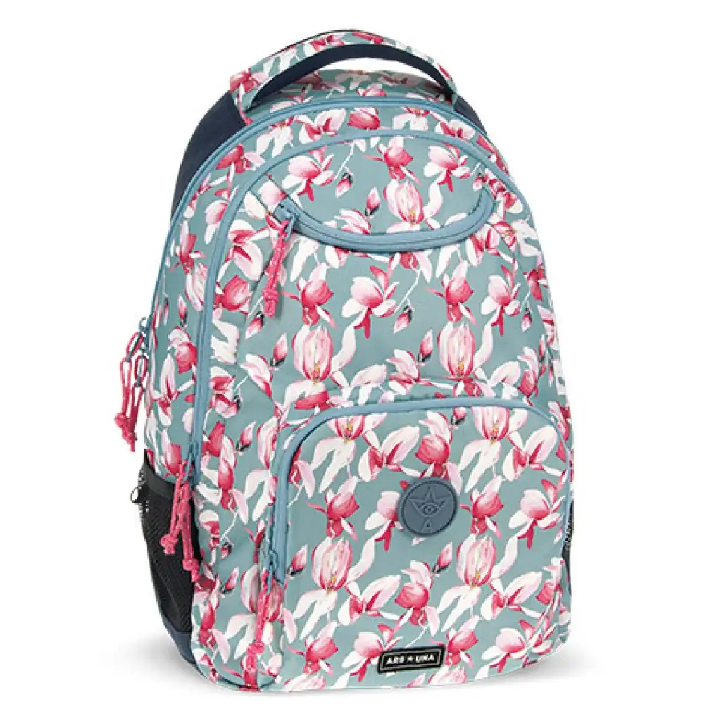 imagen de Ars Una: Rosy Magnolia AU-6 mochila escolar, mochila 34x49x26 cm 1
