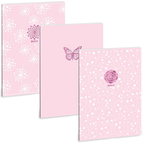 imagen de Ars Una: Soft Touch Rosa Primavera cuaderno liso extra con tapa A/4 1
