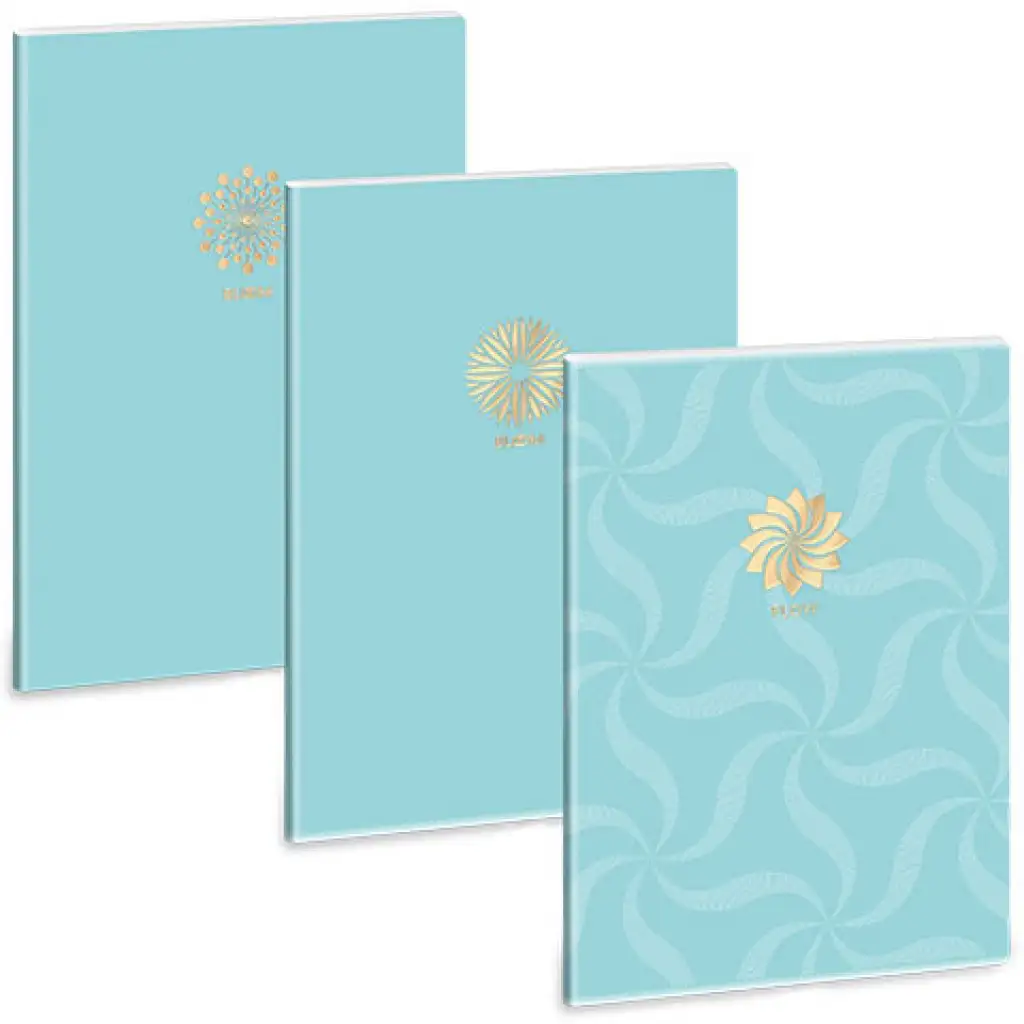 imagen de Ars Una: Soft Touch Turquesa Primavera cuaderno de puntos extra A/4 1