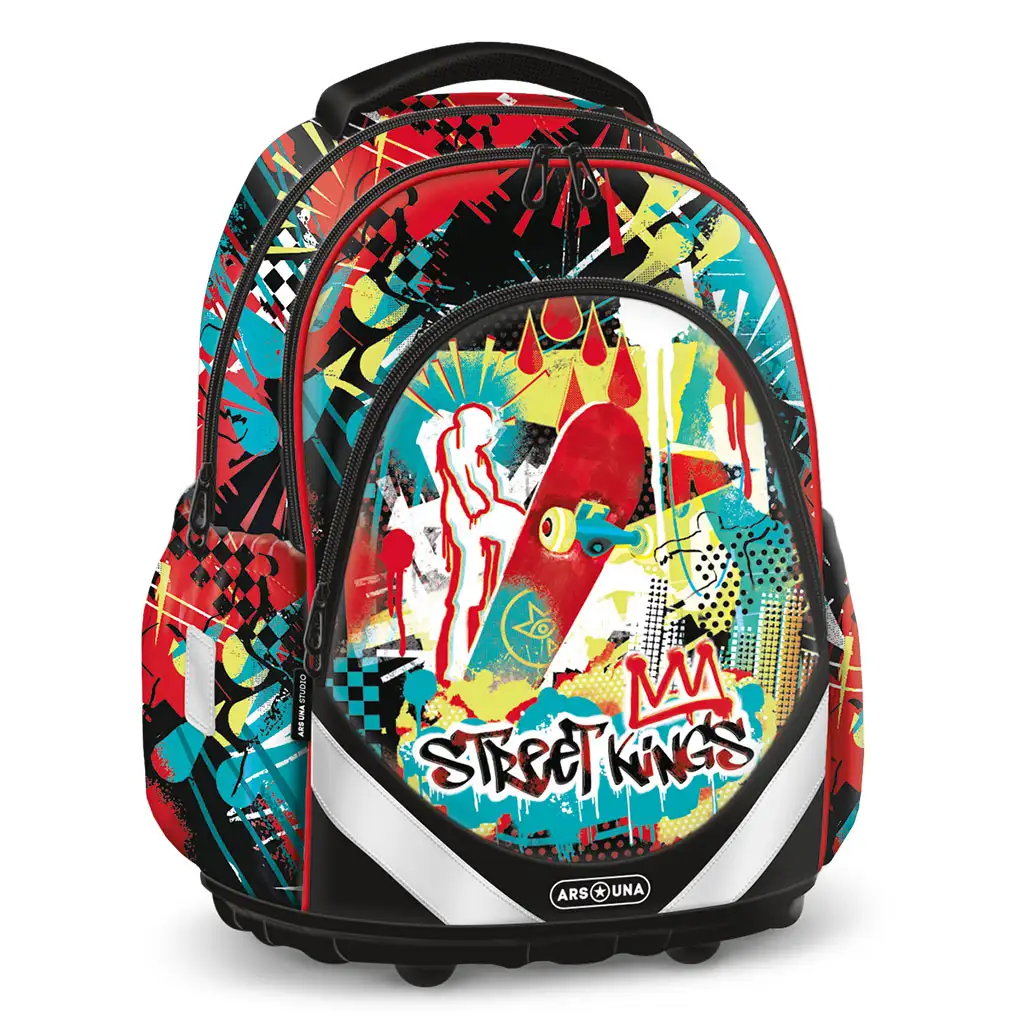 imagen de Ars Una: Street Kings mochila escolar anatómica, mochila 33x42x21cm 1