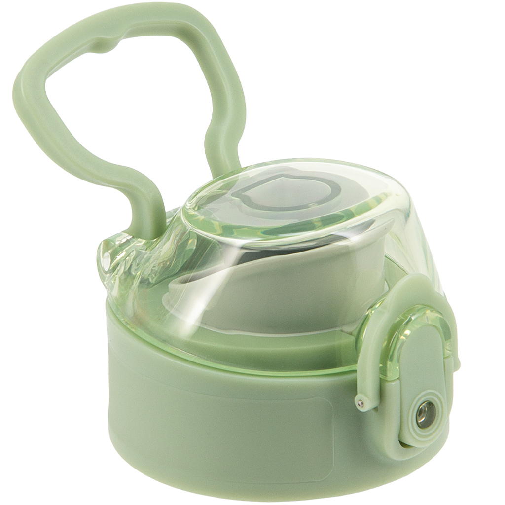 imagen de Ars Una: Tapa de Botella Botanic Leaf en color verde pastel para botella de metal de 700 ml 1