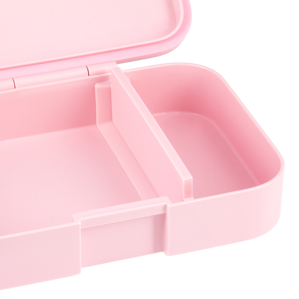 imagen de Ars Una: Think Pink caja de almuerzo dividida con gatos 15,3×21,6×5,2cm 2