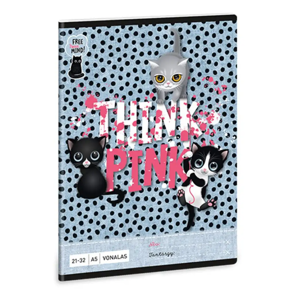 imagen de Ars Una: Think Pink cuaderno de líneas A/5 21-32 1