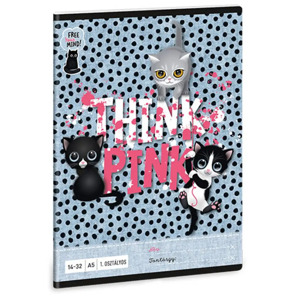 imagen de Ars Una: Think-Pink cuaderno de líneas para 1er grado A/5 14-32 1