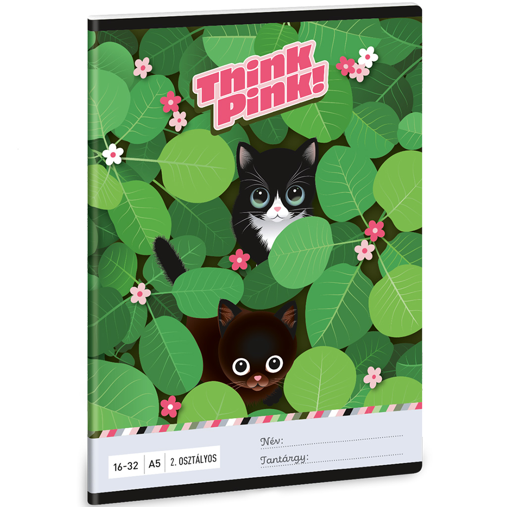 imagen de Ars Una: Think Pink cuaderno de líneas para 2º de primaria A/5 16-32 1