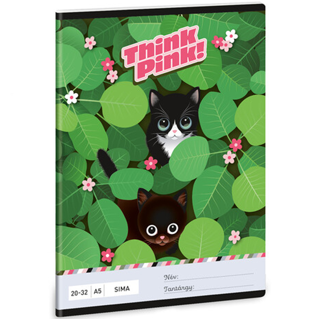 imagen de Ars Una: Think pink cuaderno liso A/5 20-32 1