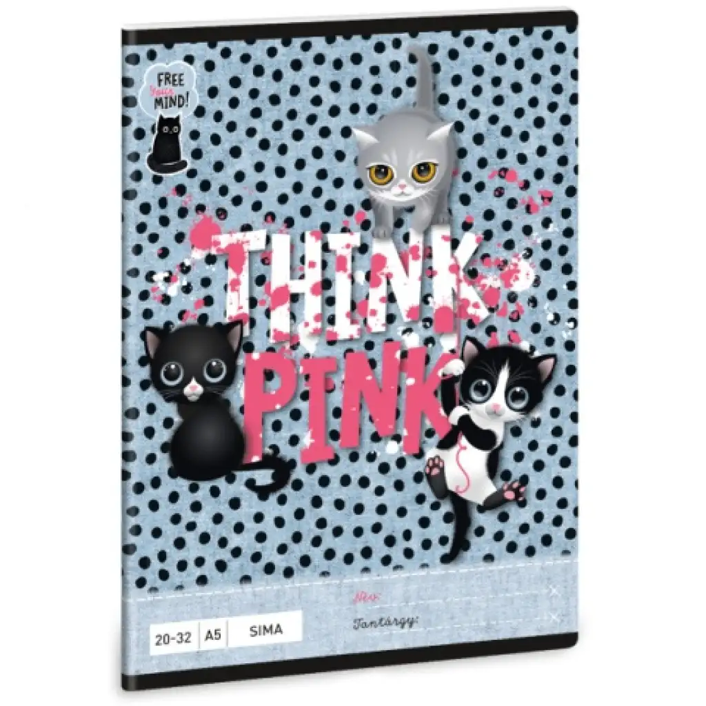 imagen de Ars Una: Think Pink cuaderno liso A/5 20-32 1