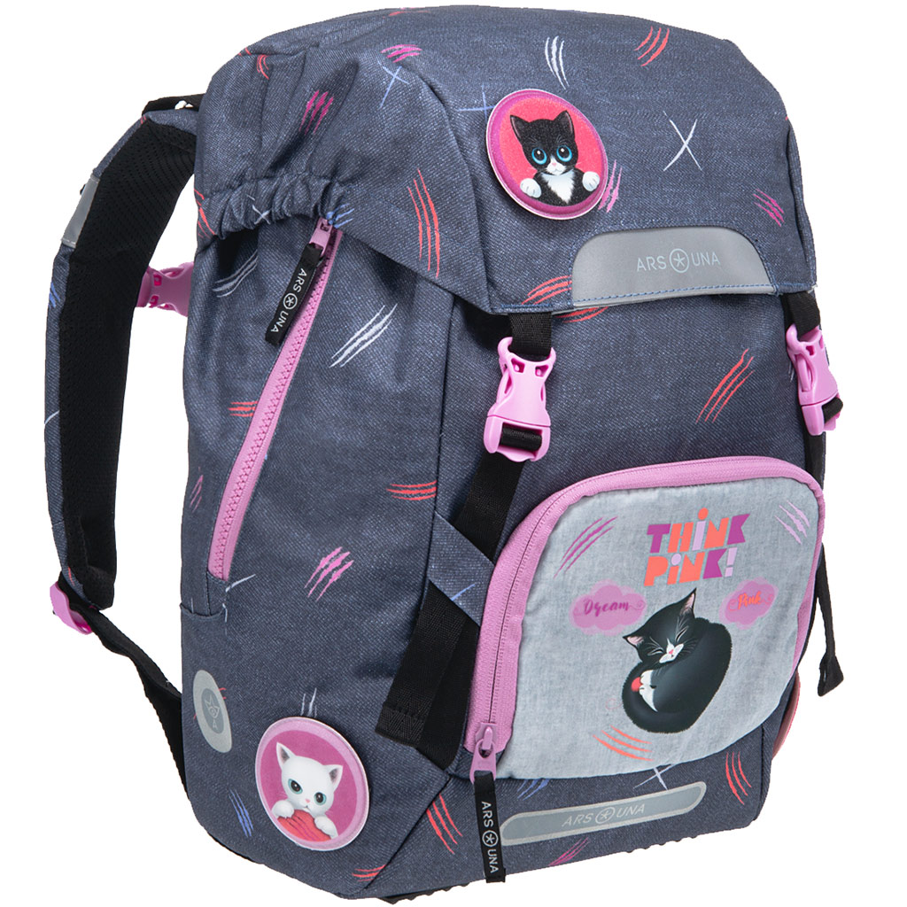 imagen de Ars Una: Think Pink easy-pack mochila escolar, mochila 27x38x18cm 2