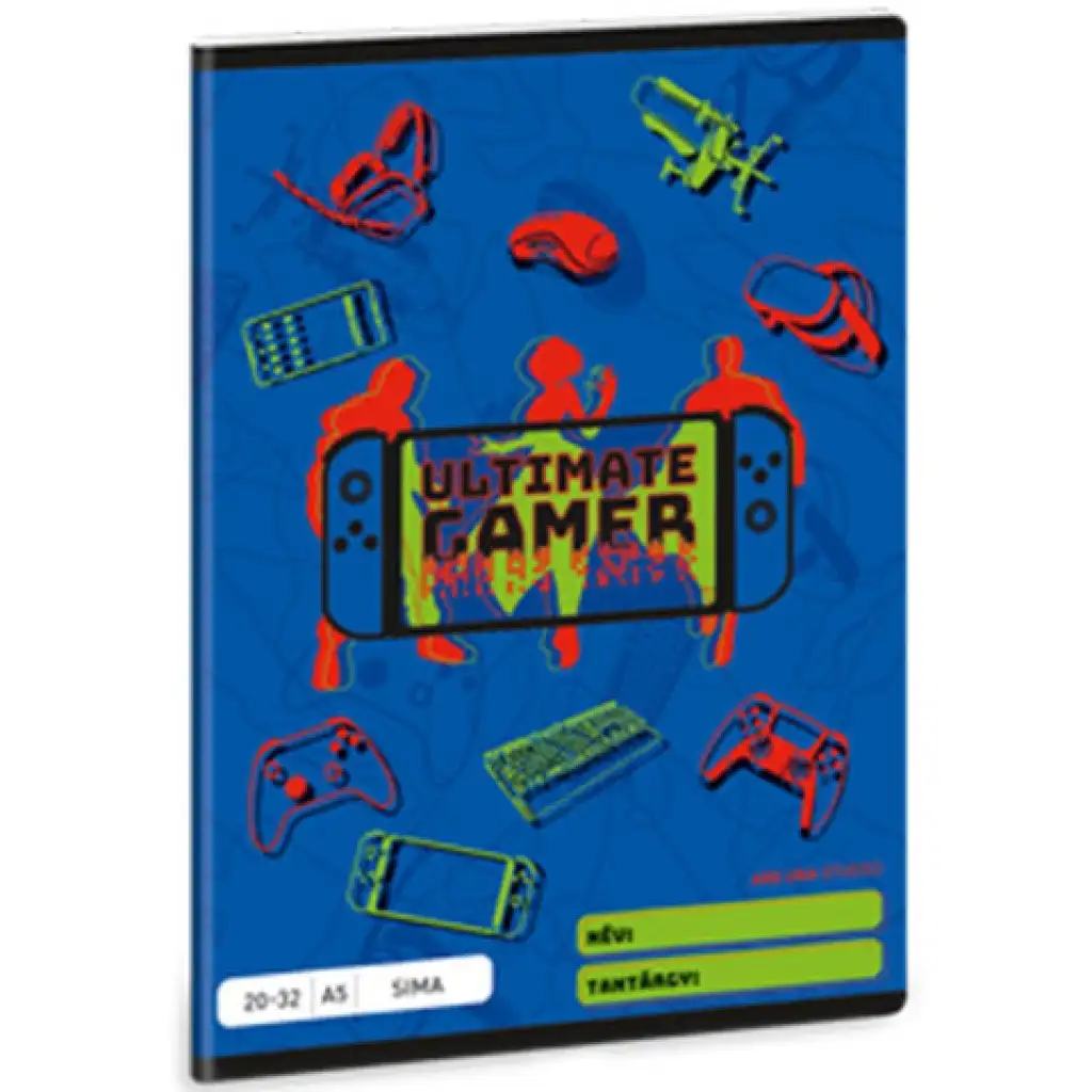 imagen de Ars Una: Ultimate Gamer Race cuaderno liso A/5 20-32 1