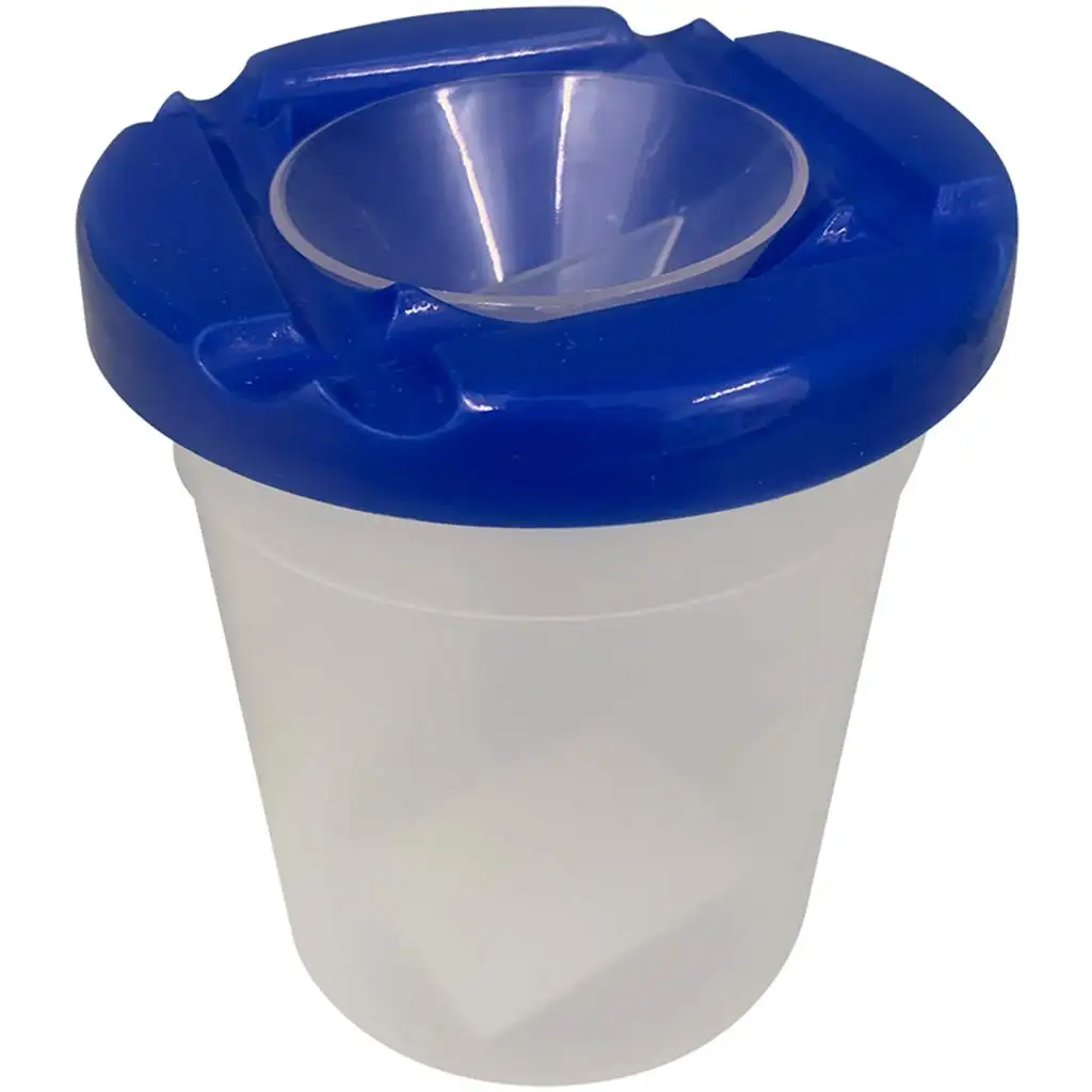 imagen de Ars Una: Vaso limpiador de pinceles en color azul 1