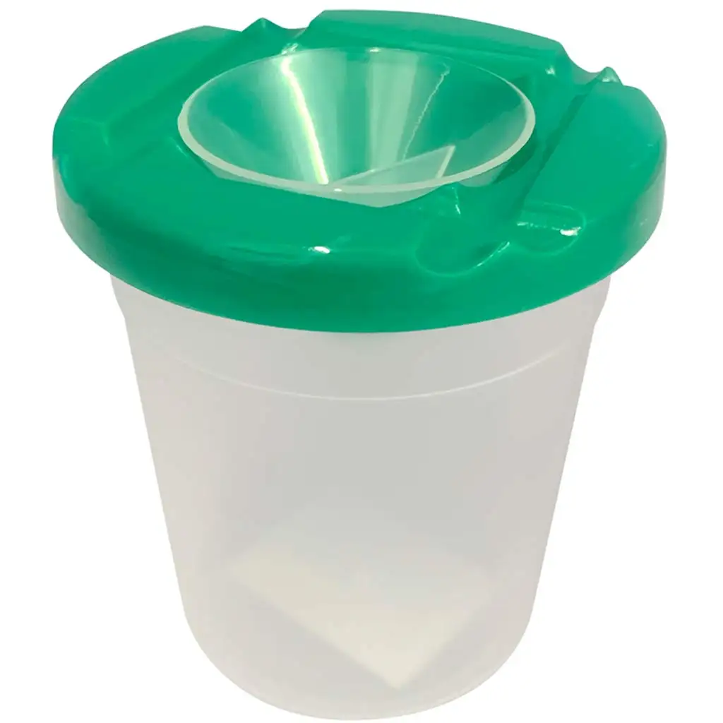 imagen de Ars Una: Vaso limpiador de pinceles en color verde 1