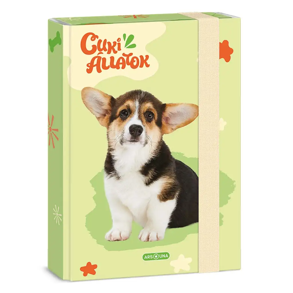 imagen de Ars Una: Welsh Corgi bulldog A/5 caja de cuadernos 1