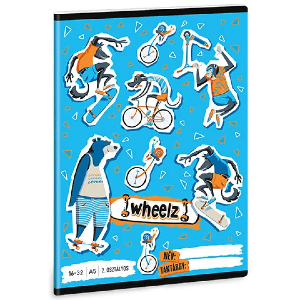 imagen de Ars Una: Wheelz cuaderno de líneas para 2º grado A/5 16-32 1