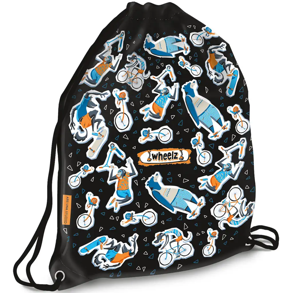 imagen de Ars Una: Wheelz mochila de deporte para niños, 32x42cm 1