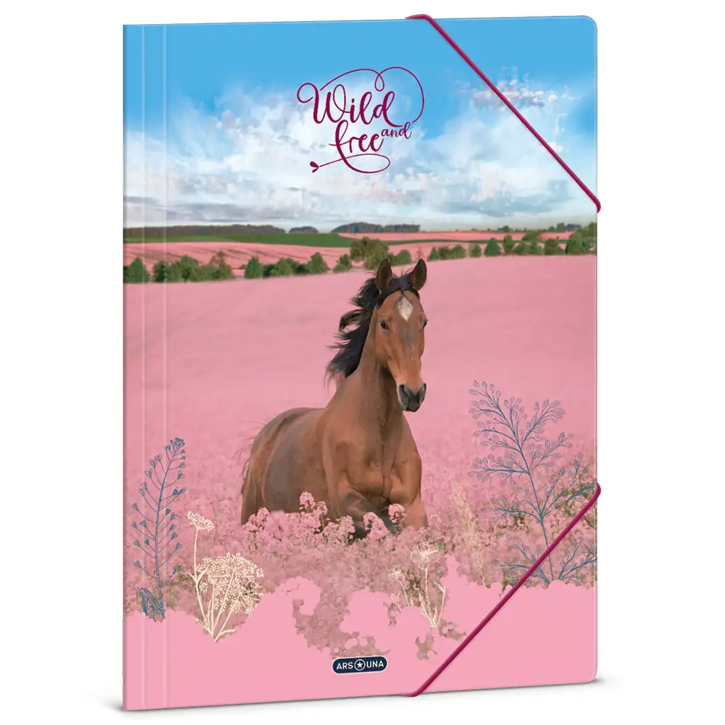 imagen de Ars Una: Wild and Free carpeta de caballos A/4 1