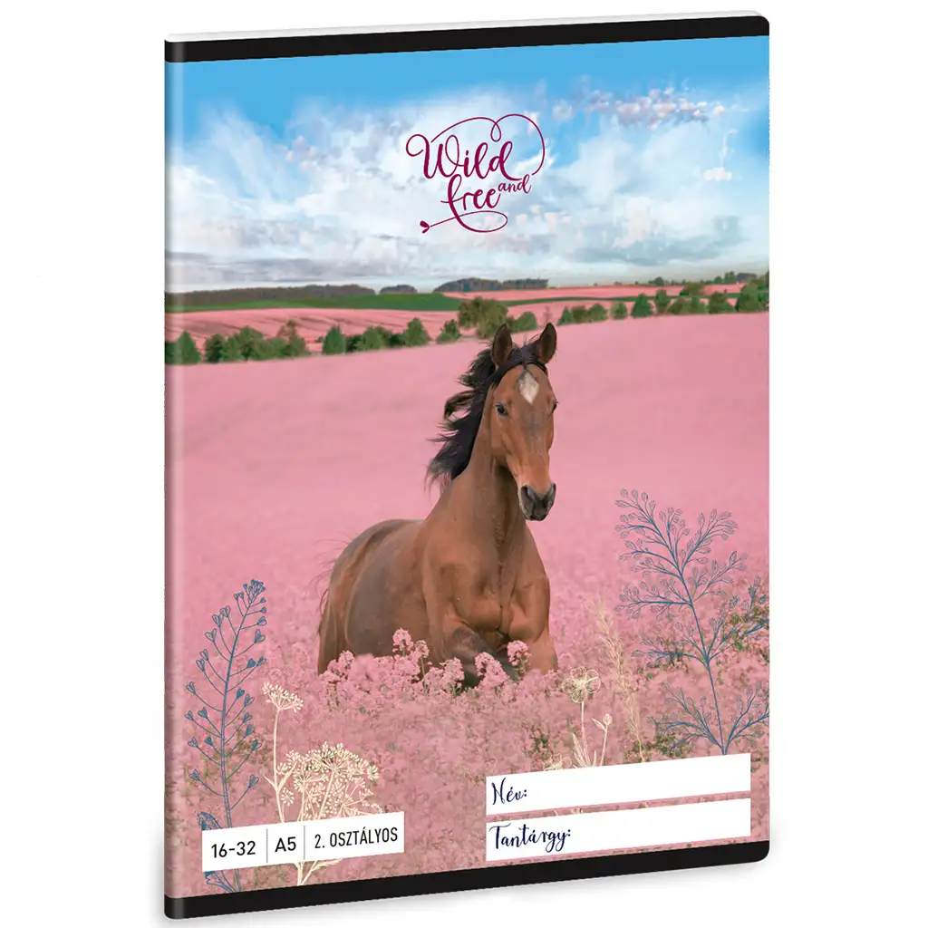 imagen de Ars Una: Wild and Free cuaderno de líneas para segundo grado A/5 1