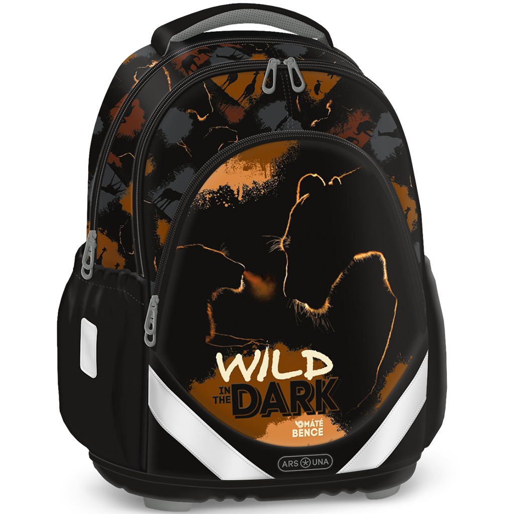 imagen de Ars Una: Wild in the dark mochila anatómica con león, 33×42×21cm 1
