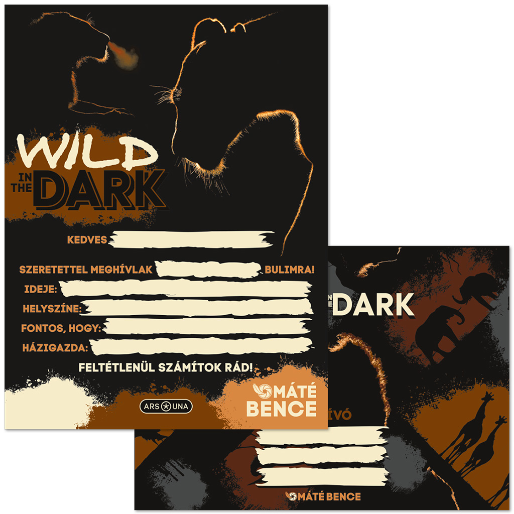 imagen de Ars Una: Wild in the dark set de invitaciones de 10 piezas con sobre 1
