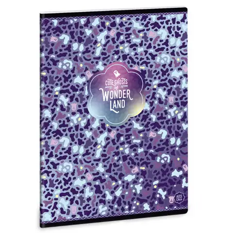 imagen de Ars Una: Wonderland Ghost Blue cuaderno de líneas A/5 40 hojas 1