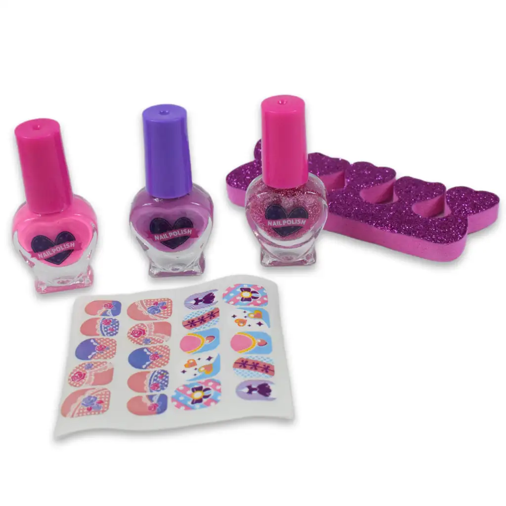 imagen de Arte de Uñas: Set de Manicura con Maletín, Esmaltes y Accesorios 3