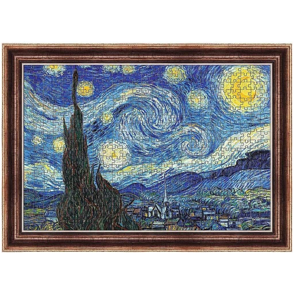 imagen de ArtFrame: Van Gogh - Noche estrellada puzzle de 500 piezas con marco - Trefl 1