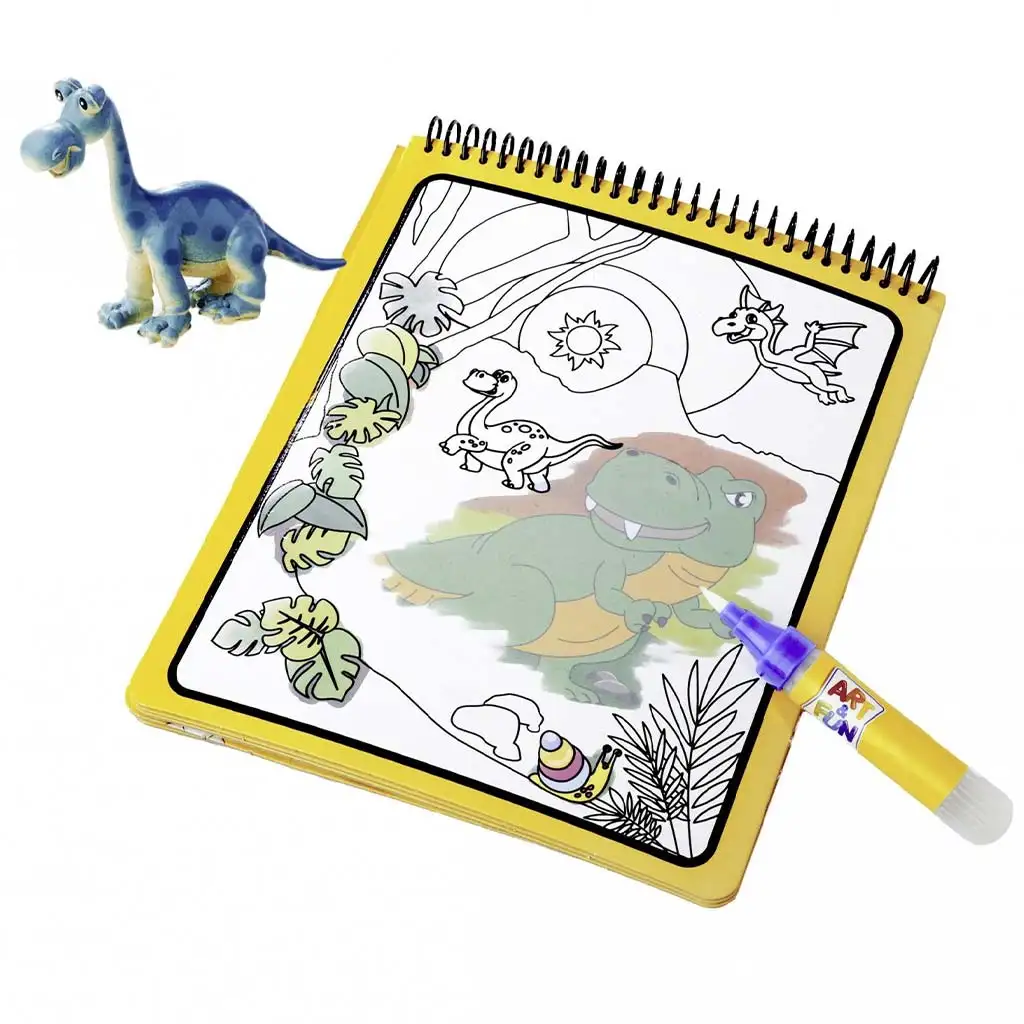 imagen de Art&Fun: Dibujo de dinosaurios con agua juego creativo - Simba Toys 2