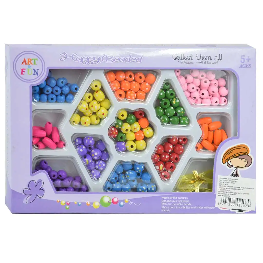 imagen de Art&Fun: Set de creación de joyas con más de 100 cuentas de colores y con puntos 1
