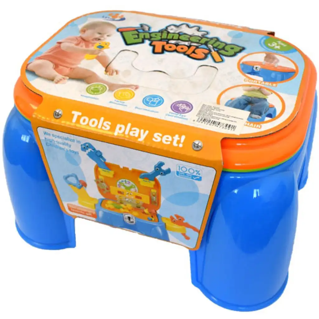 imagen de Asiento portátil con juego de herramientas 2