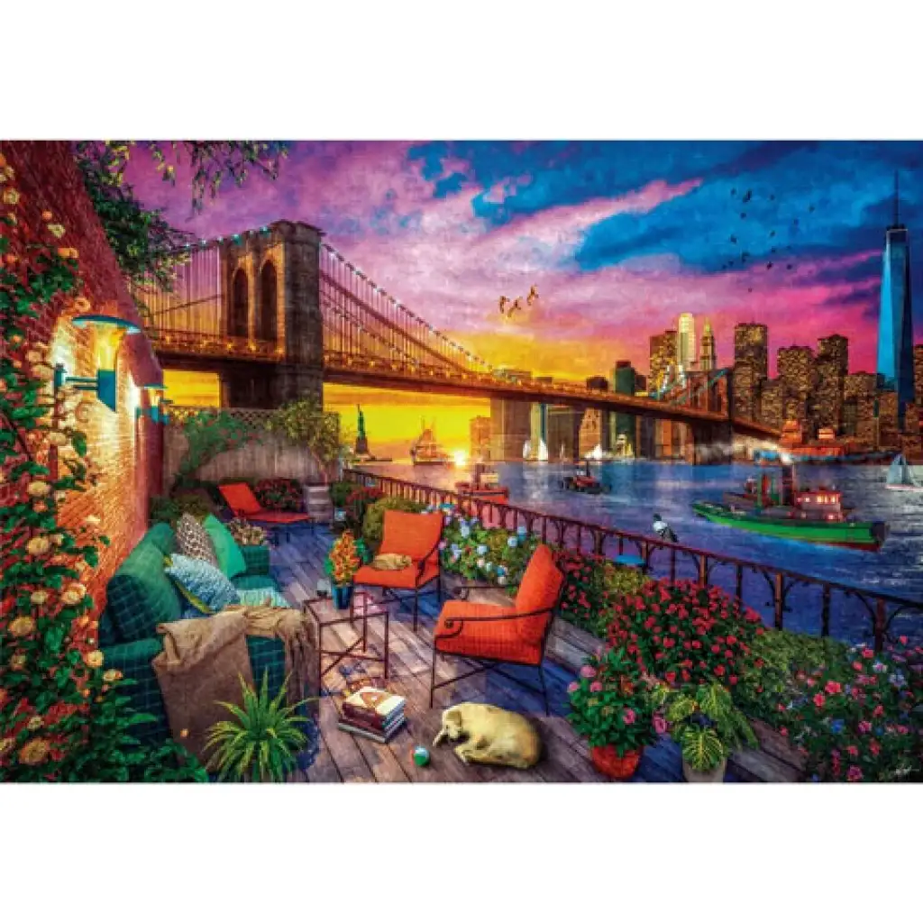 imagen de Atardecer en Manhattan HQC puzzle de 3000 piezas - Clementoni 2