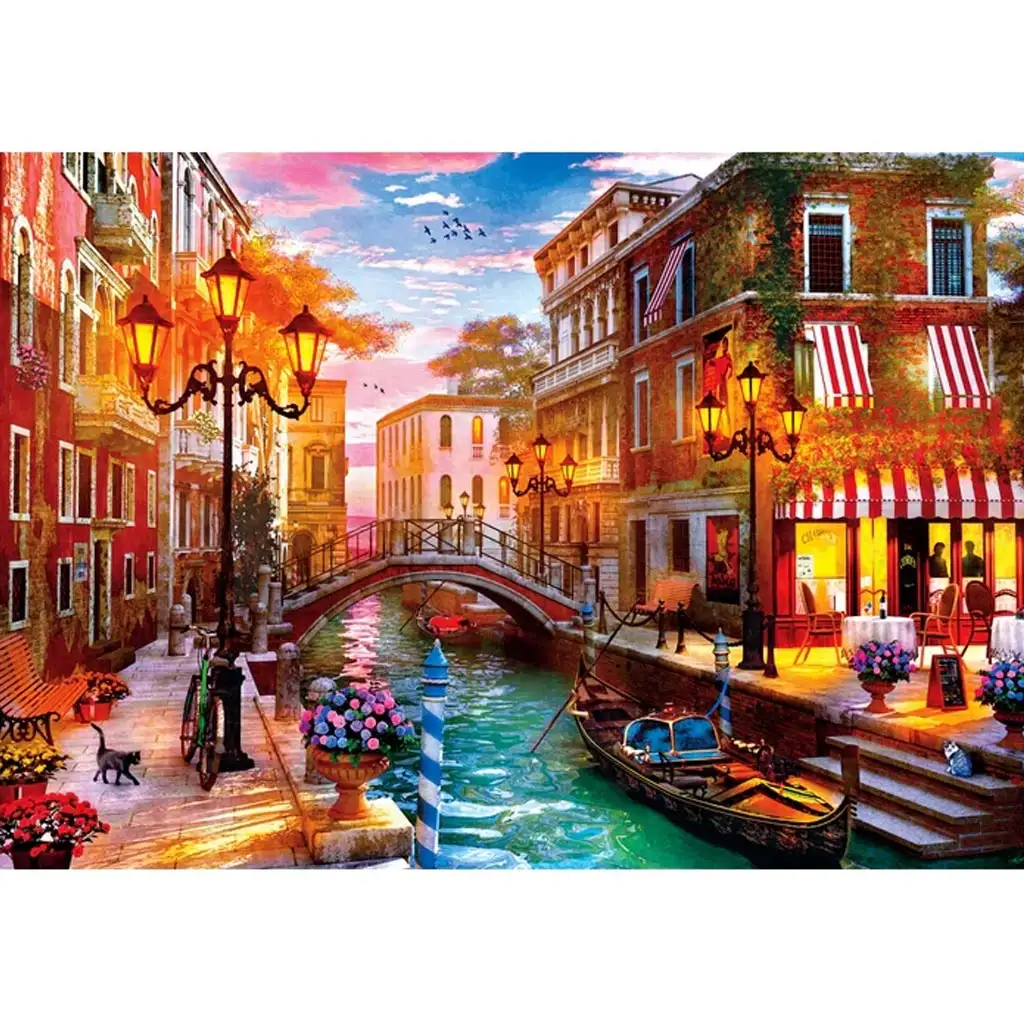 imagen de Atardecer en Venecia 500 piezas HQC puzzle compacto - Clementoni 2