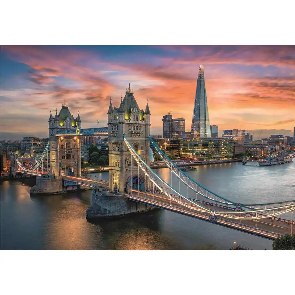 imagen de Atardecer Londinense 1500 piezas HQC puzzle 84,5x59,5cm - Clementoni 2