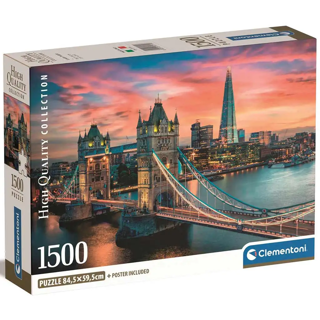 imagen de Atardecer Londinense 1500 piezas HQC puzzle 84,5x59,5cm - Clementoni 1