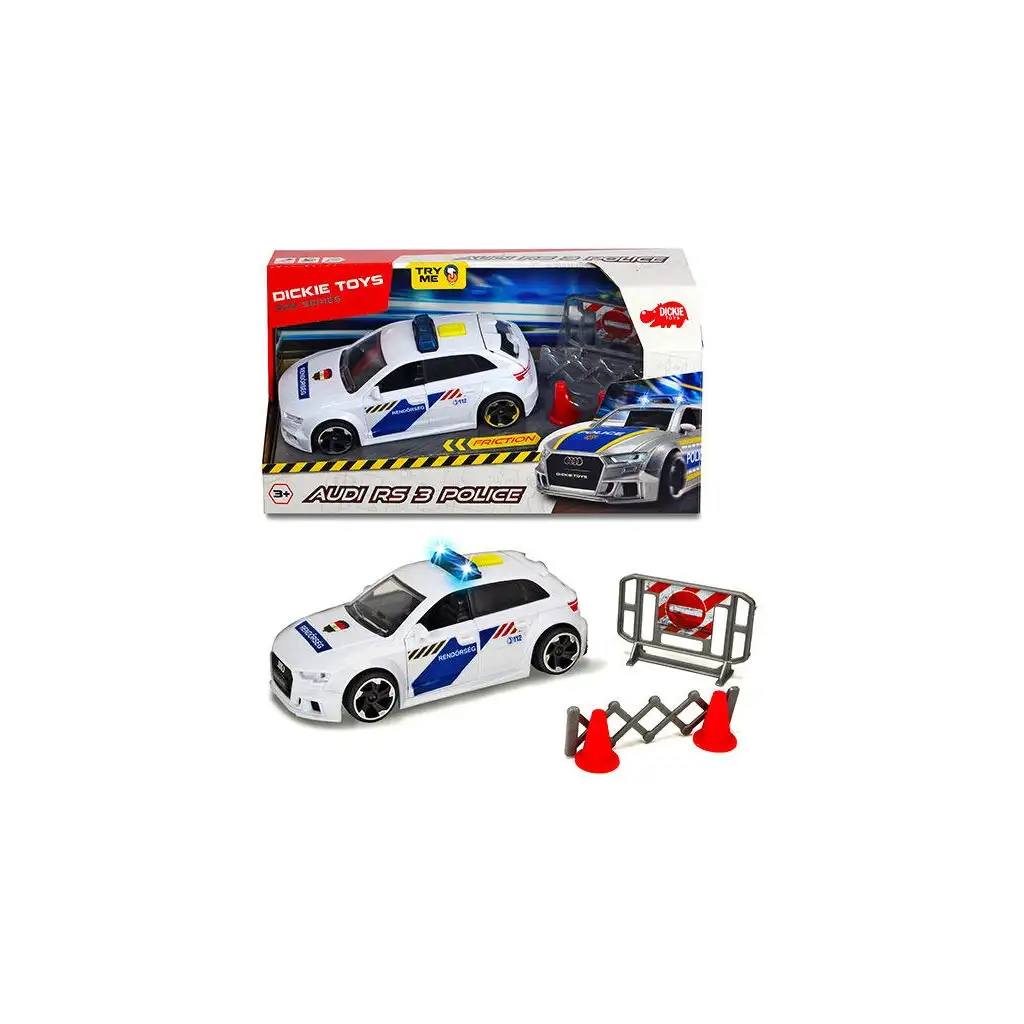 imagen de Audi RS3 coche de policía - Dickie Toys 2