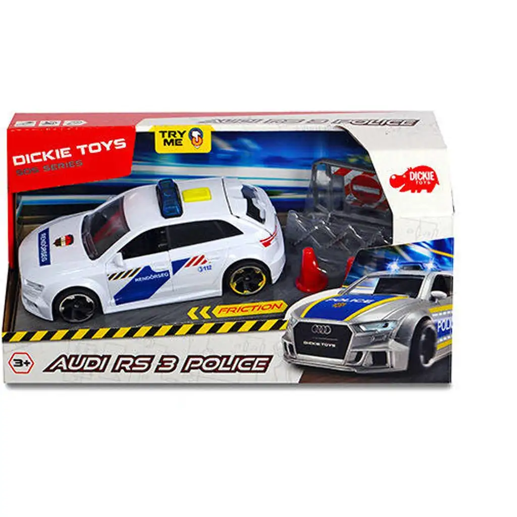 imagen de Audi RS3 coche de policía - Dickie Toys 1