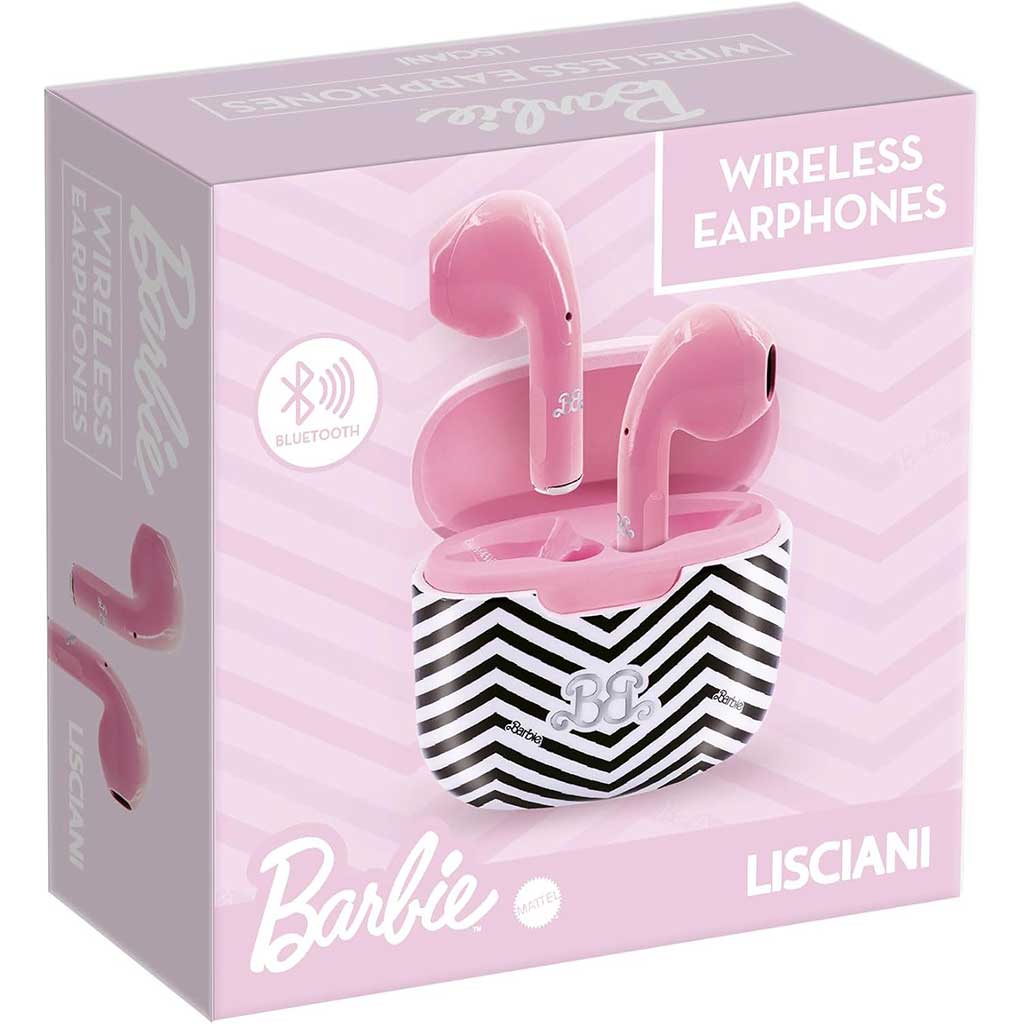 imagen de Auriculares Bluetooth rosa inalámbricos Barbie - Lisciani 1