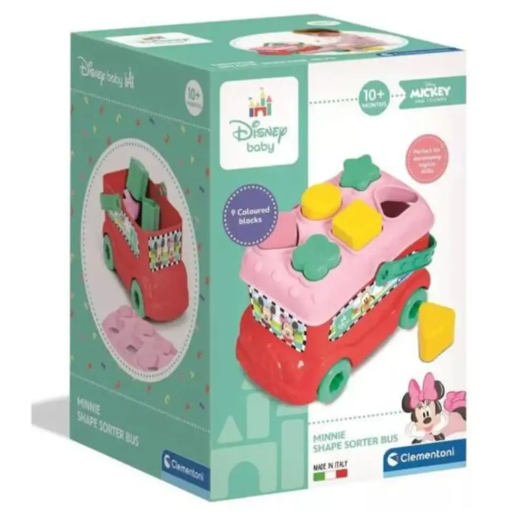 imagen de Autobús clasificatorio de formas Minnie Mouse - Clementoni 1