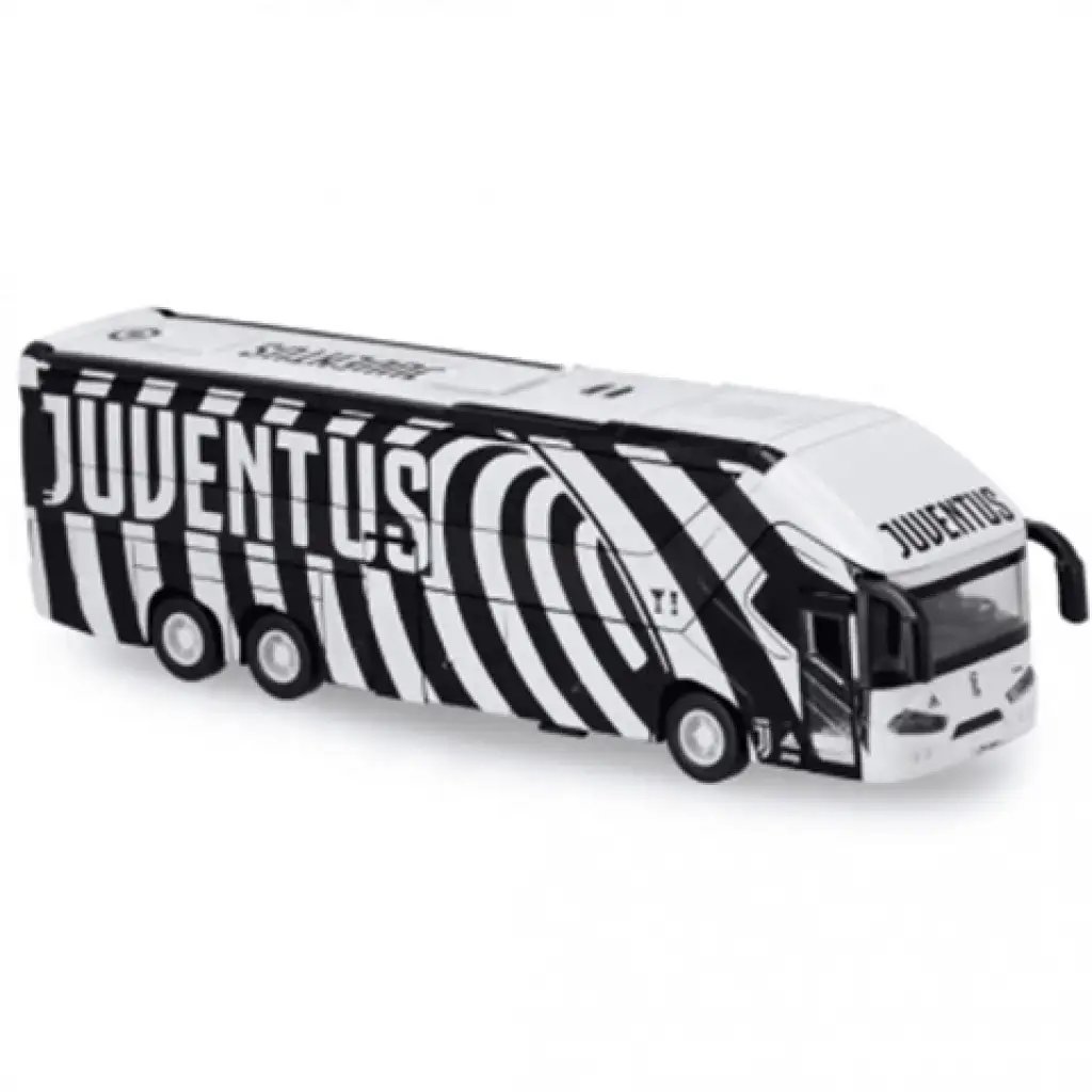 imagen de Autobús del equipo Juventus, coche pequeño de tracción a retroceso 1/50 - Mondo Motors 1