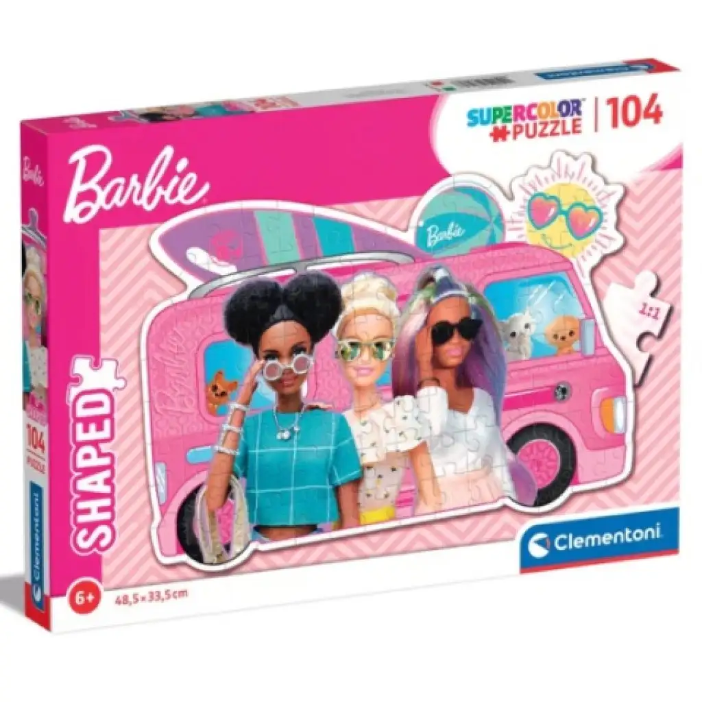 imagen de Autocaravana de Barbie Supercolor rompecabezas de 104 piezas - Clementoni 1