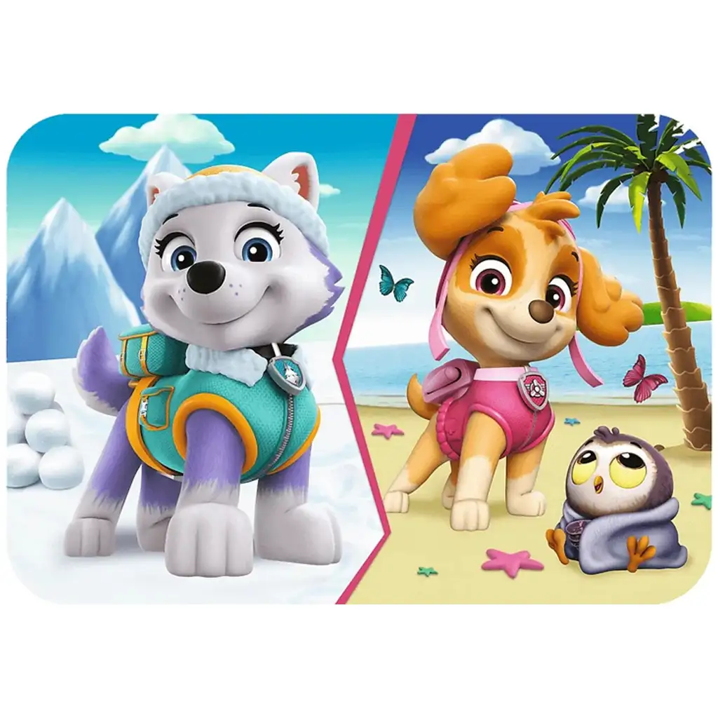imagen de Aventura de Sky y Everest de Patrulla Canina 24 piezas rompecabezas de madera - Trefl 2