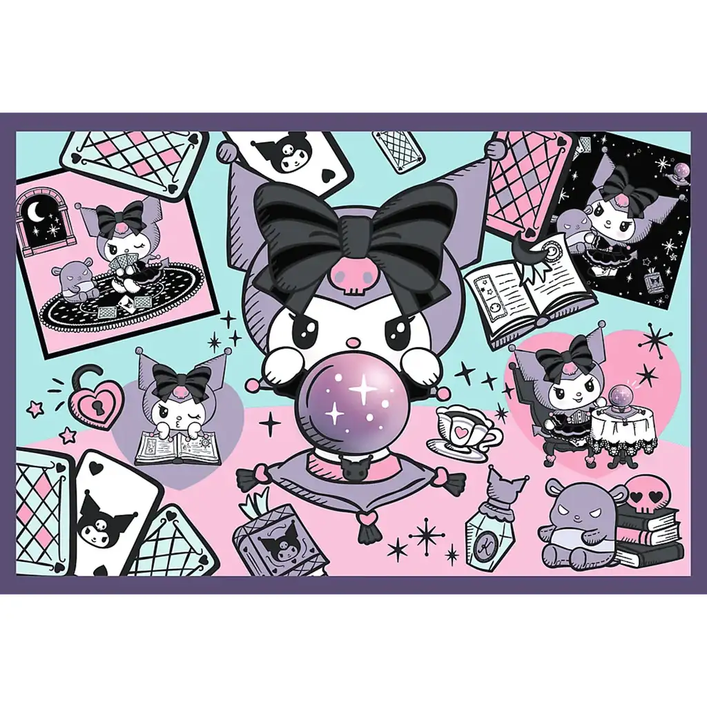 imagen de Aventuras mágicas de Kuromi puzzle de 2x200 piezas - Trefl 3
