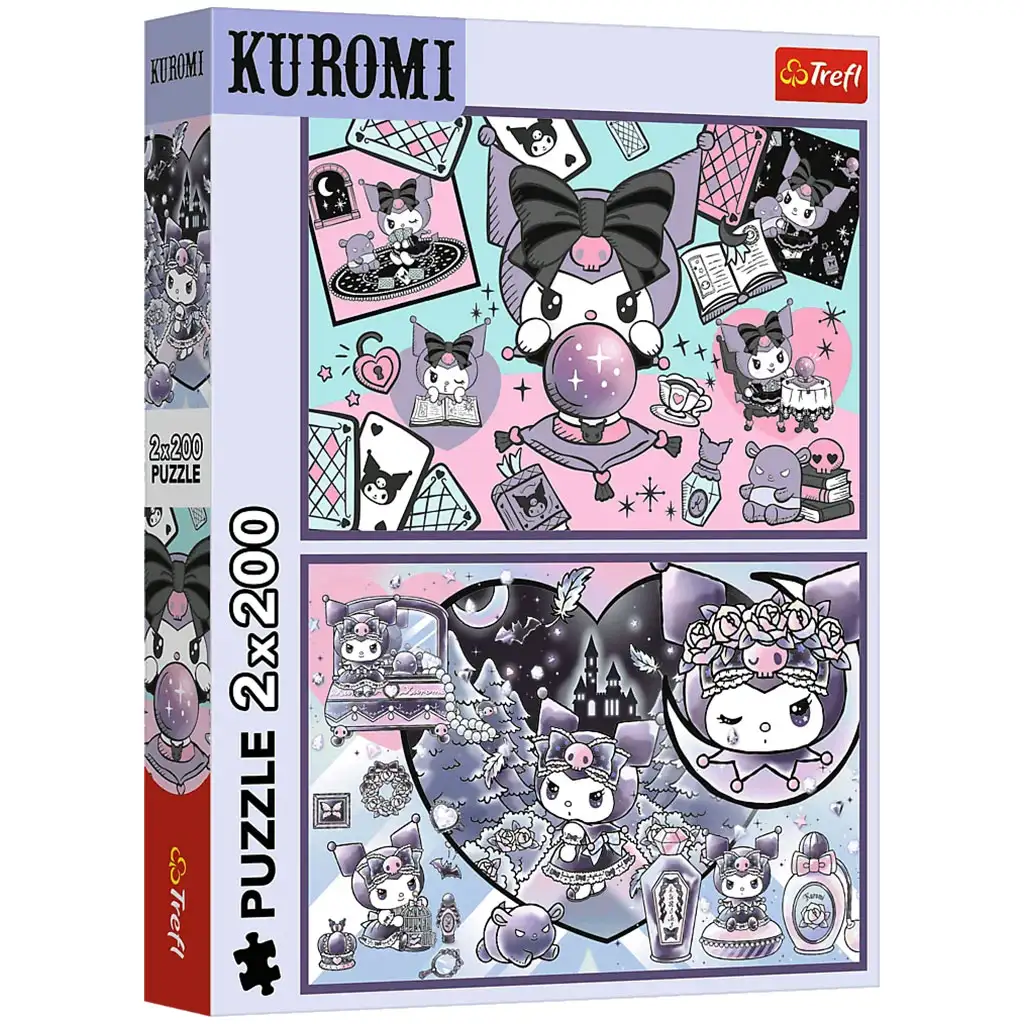 imagen de Aventuras mágicas de Kuromi puzzle de 2x200 piezas - Trefl 1