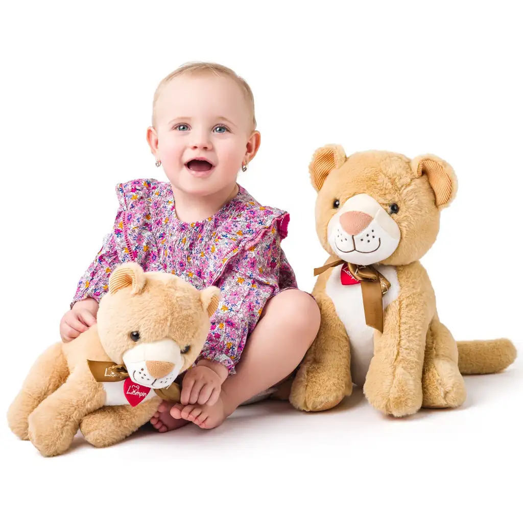 imagen de Babu león figura de peluche 32cm - Lumpin 2