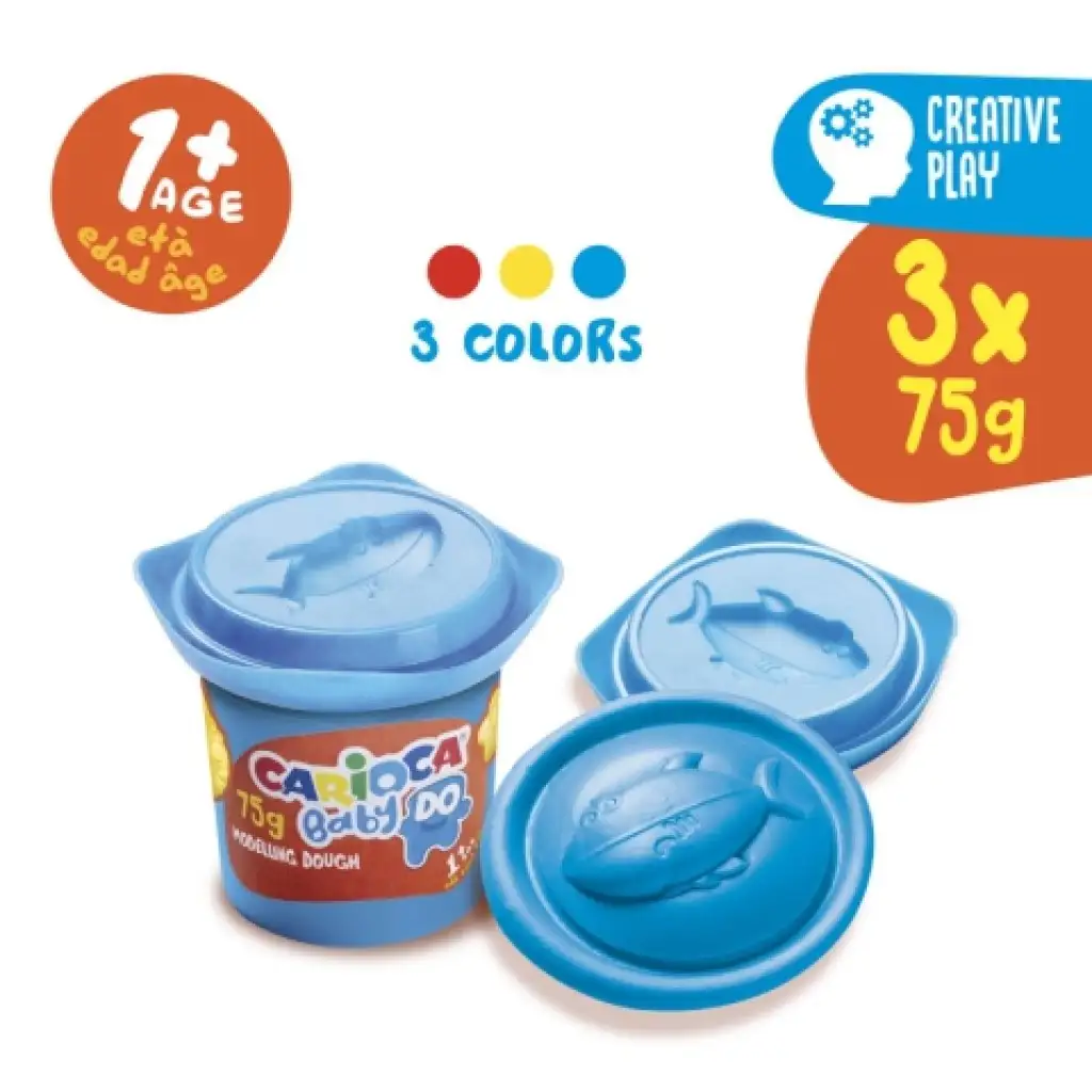 imagen de Baby Do set de plastilina de colores de 8 piezas - Carioca 3