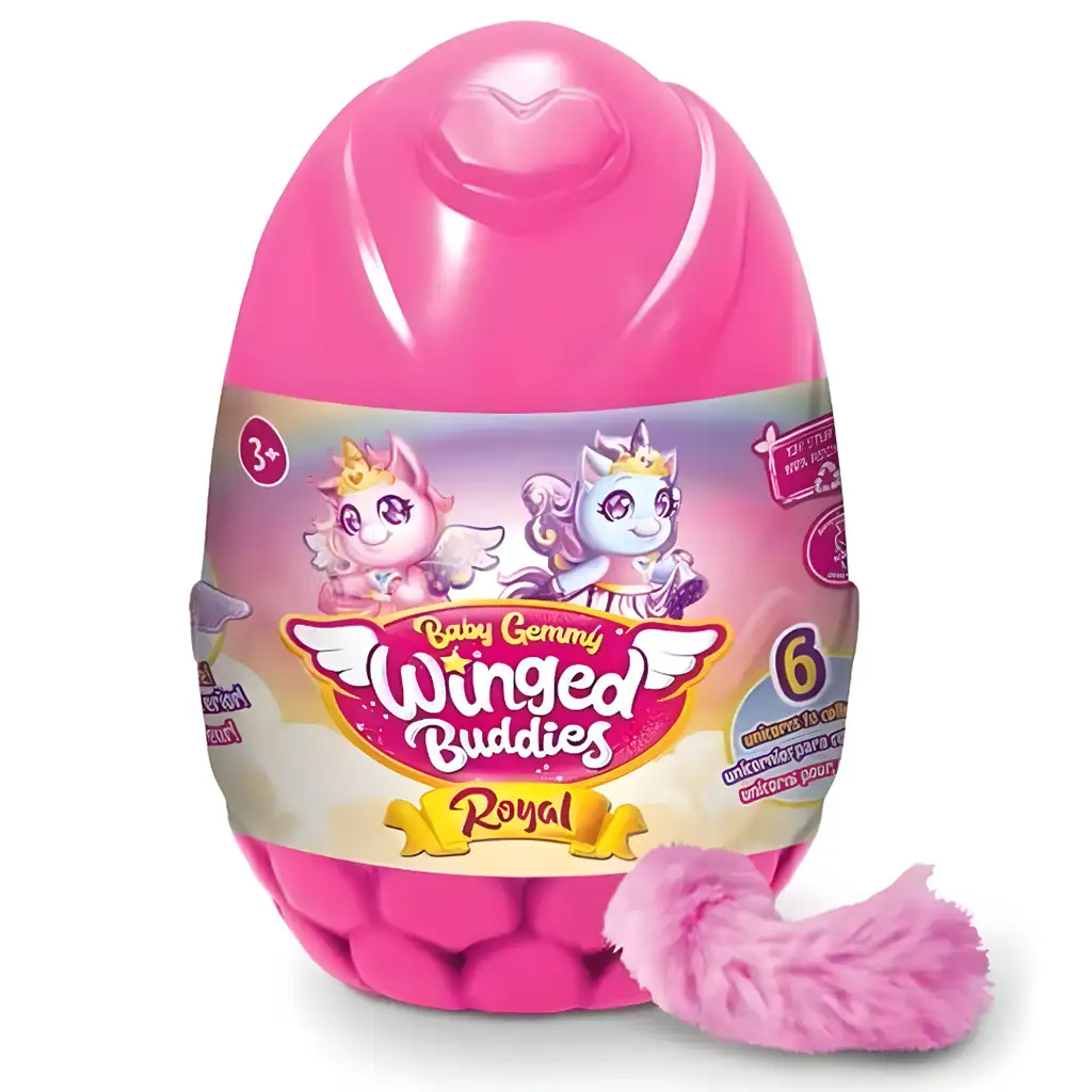imagen de Baby Gemmy: Huevo sorpresa de unicornio de peluche 16cm 1