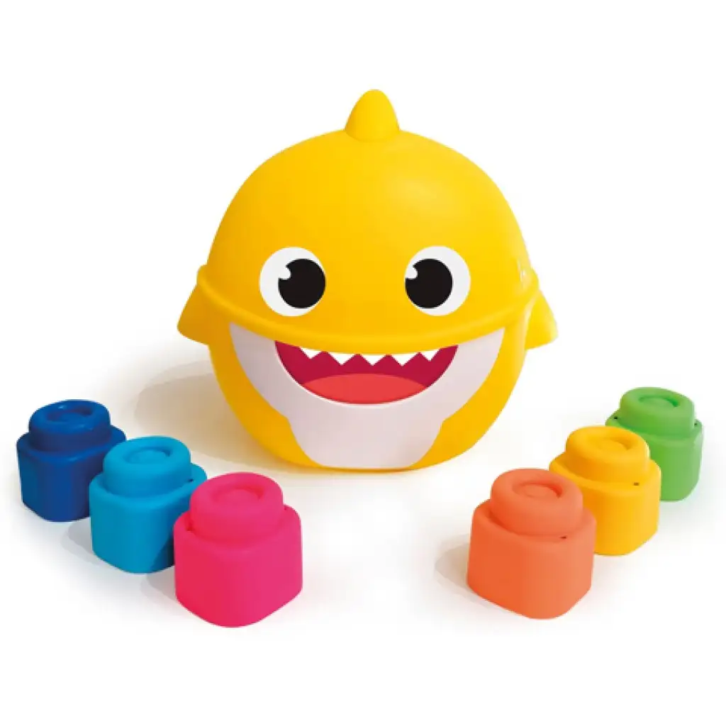 imagen de Baby Shark bloques de construcción en caja - Clementoni 2