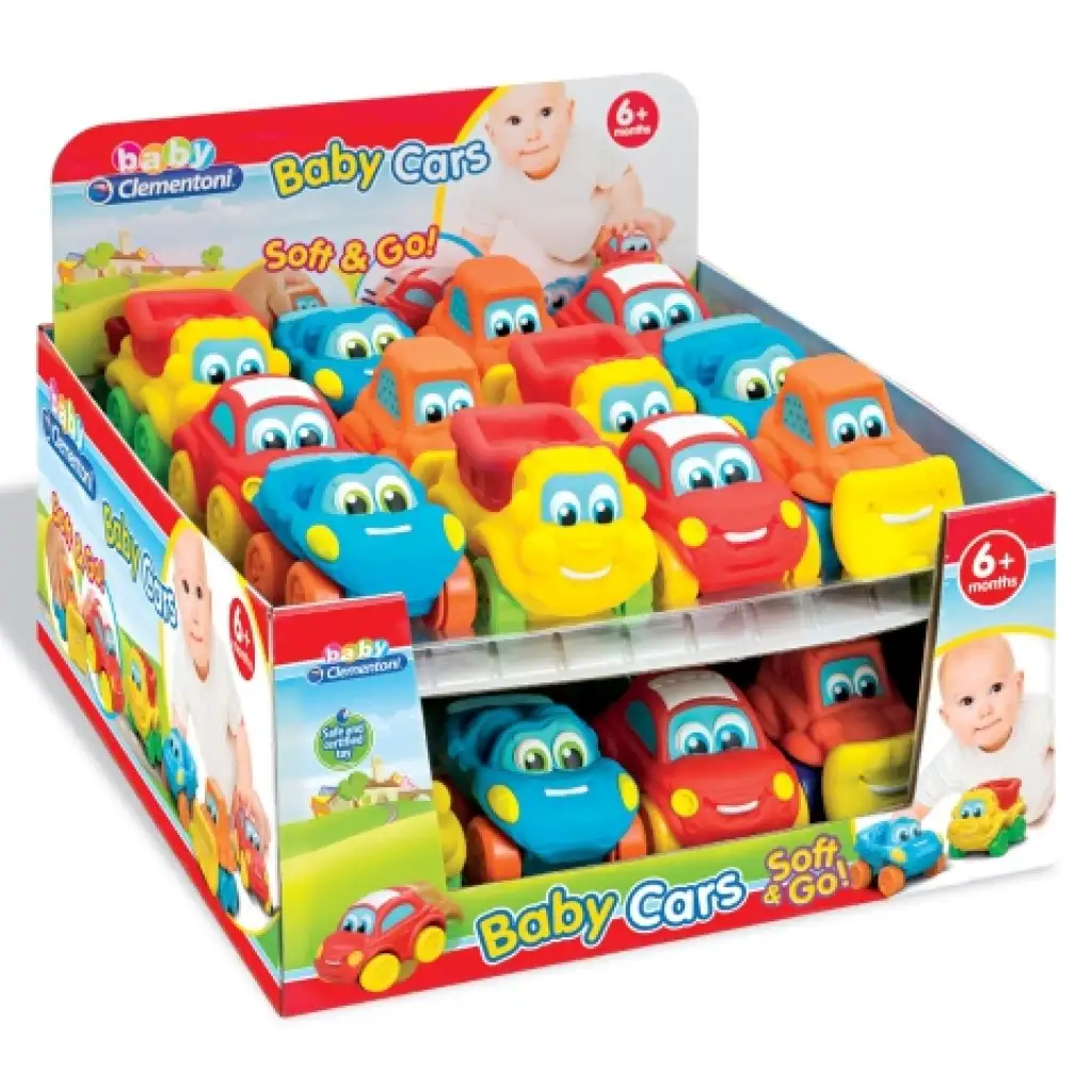imagen de Baby Soft & Go Coches de Juguete Blandos en Varias Versiones - Clementoni 3