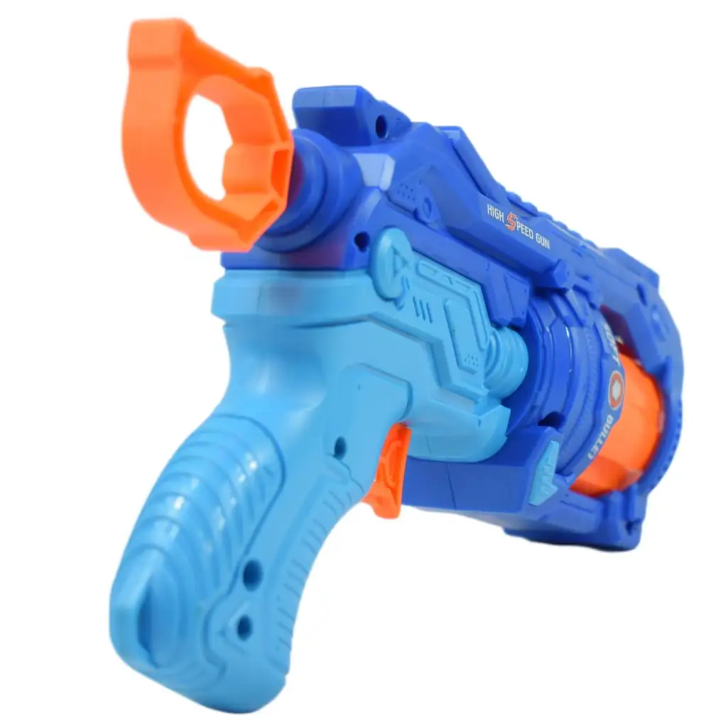 imagen de Bala de espuma: arma de tiro manual Reflex 4 con cargador rotativo y diana de 22cm 5