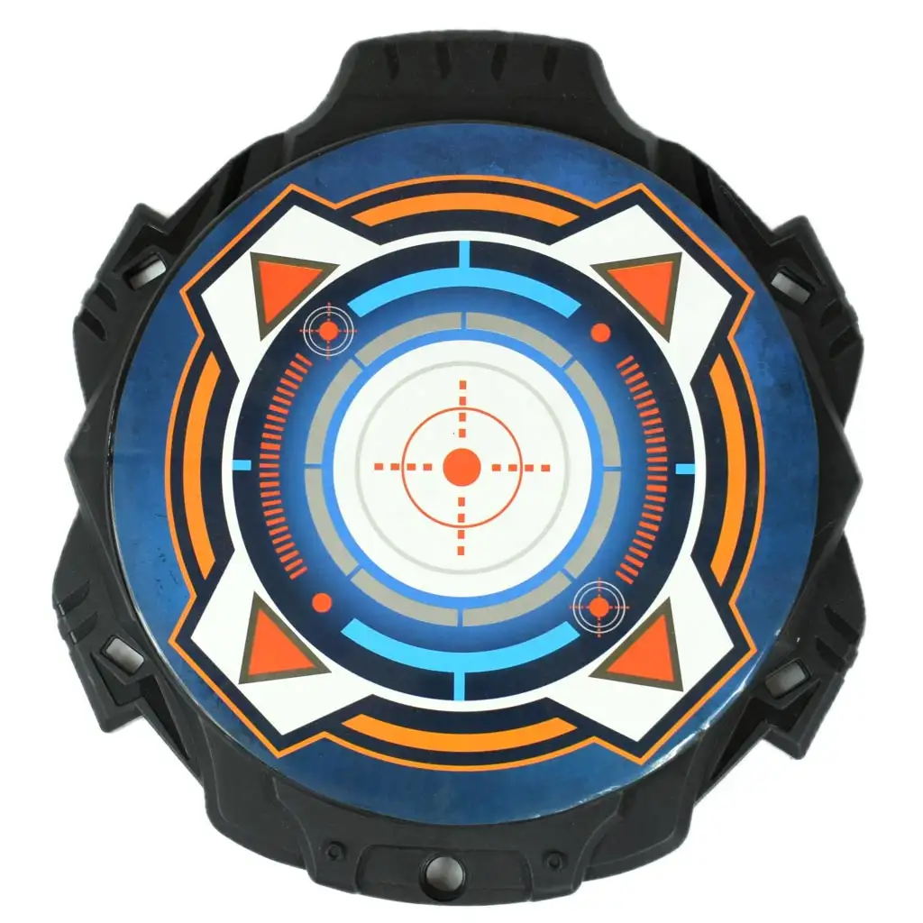 imagen de Bala de espuma: arma de tiro manual Reflex 4 con cargador rotativo y diana de 22cm 8