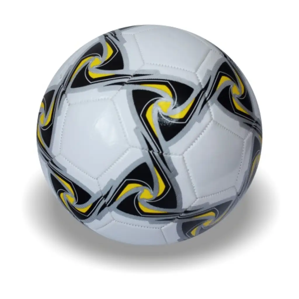 imagen de Balón de fútbol de cuero sintético colorido en varias versiones de 22 cm 2